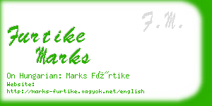 furtike marks business card